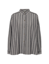 Ray Shirt - Black / bright white / tobacco brown