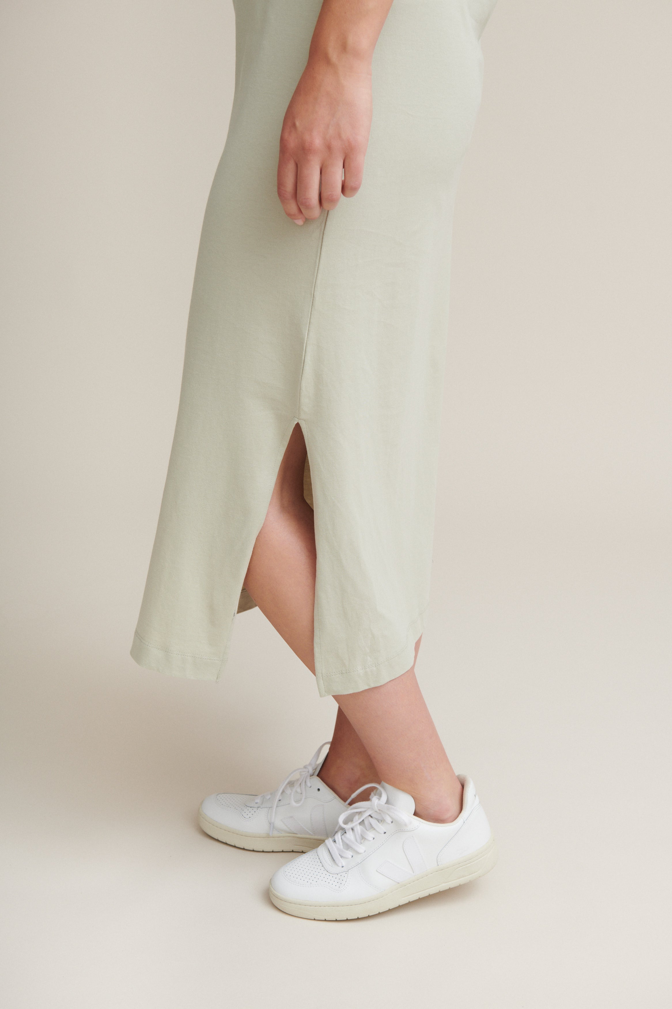 Basic Apparel Rebekka Dress Dresses 127 Moss Gray