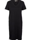 Rebekka Tee Dress V. Neck - Navy