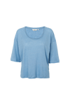 Basic Apparel Ryda Oversized Tee T-shirts 704 Blissful Blue