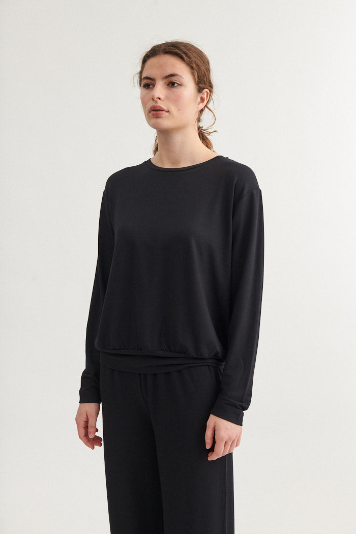 Basic Apparel Sadie Blouse Blouses 001 Black