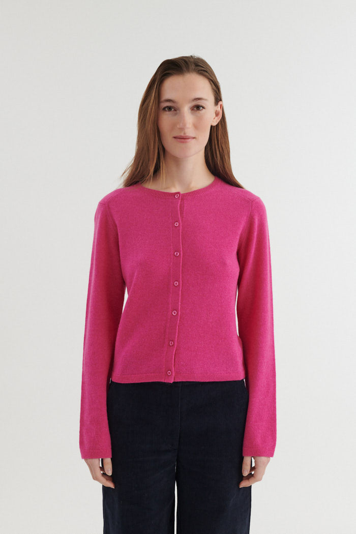 Basic Apparel Selem Cardigan Cardigans 670 Purple Orchid