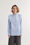 Basic Apparel Silje Frill Shirt Skjorter 790 Riviera
