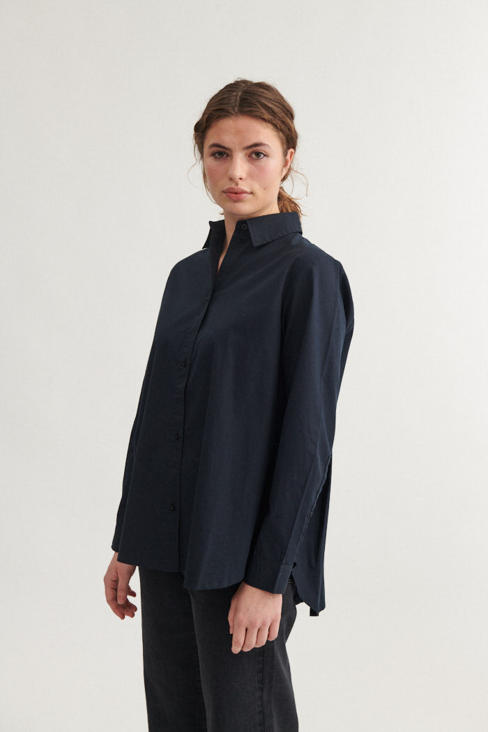 Basic Apparel Silje LS Shirt Shirts 001 Black