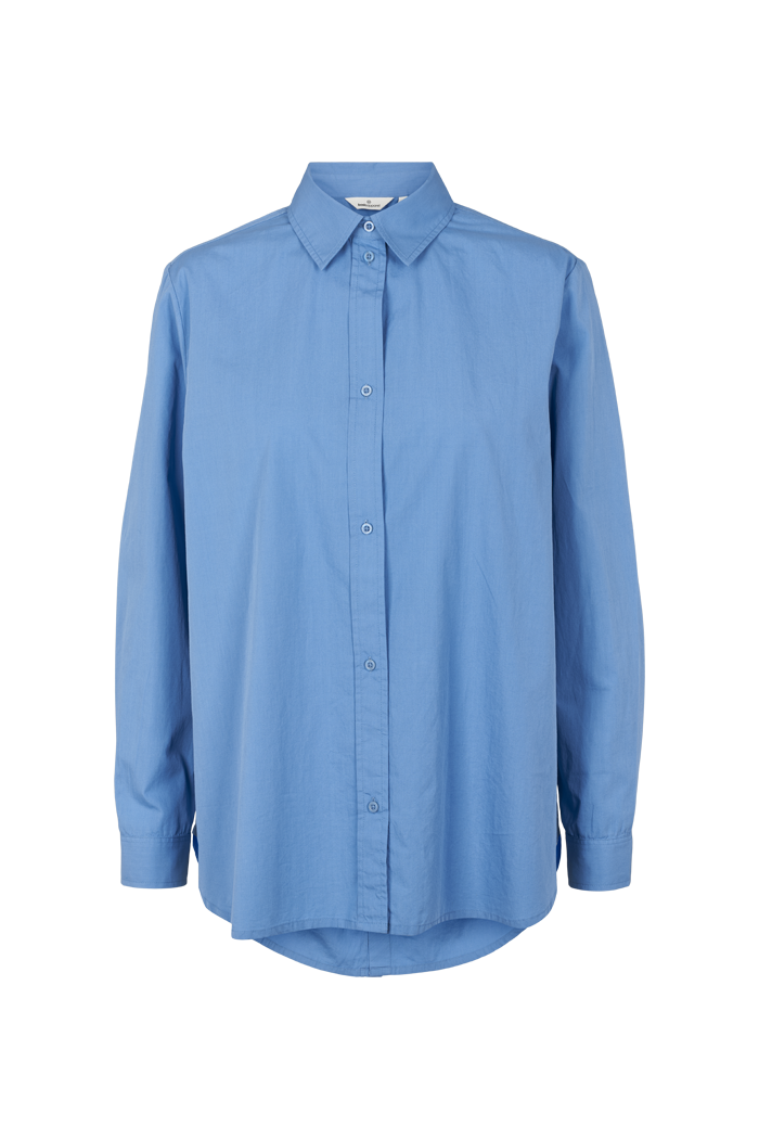 Basic Apparel Silje LS Shirt Shirts 790 Riviera