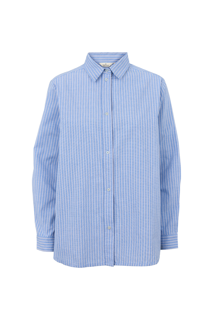 Basic Apparel Silje LS Shirt Shirts 790 Riviera