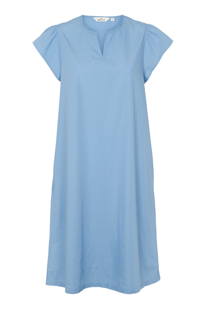 Basic Apparel Silje SS Dress Dresses 704 Blissful Blue
