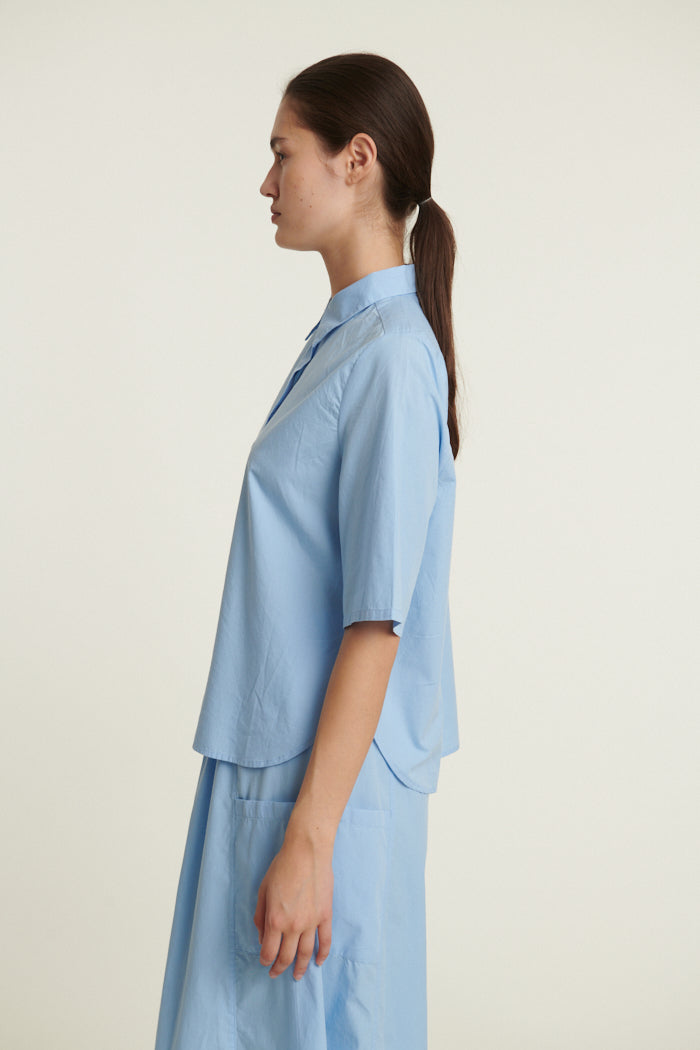 Basic Apparel Silje SS Shirt Shirts 772 Frozen fjord