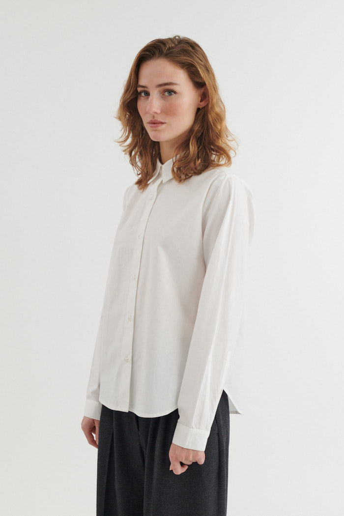 Basic Apparel Silje Shirt Skjorter 423 Bright White