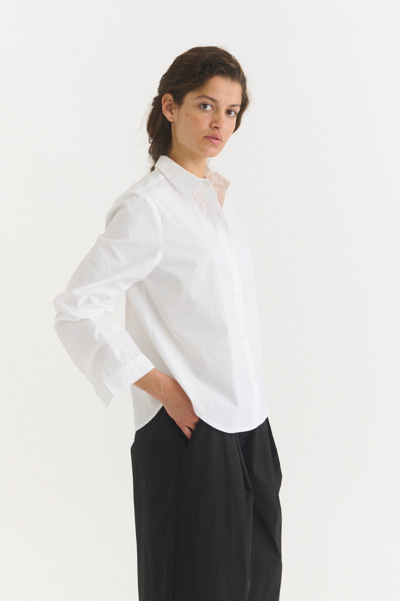 Basic Apparel Silje Shirt Skjorter 423 Bright White