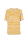 Basic Apparel Soya SS Mini Stripe Sweaters 689 Birch / Artisans Gold