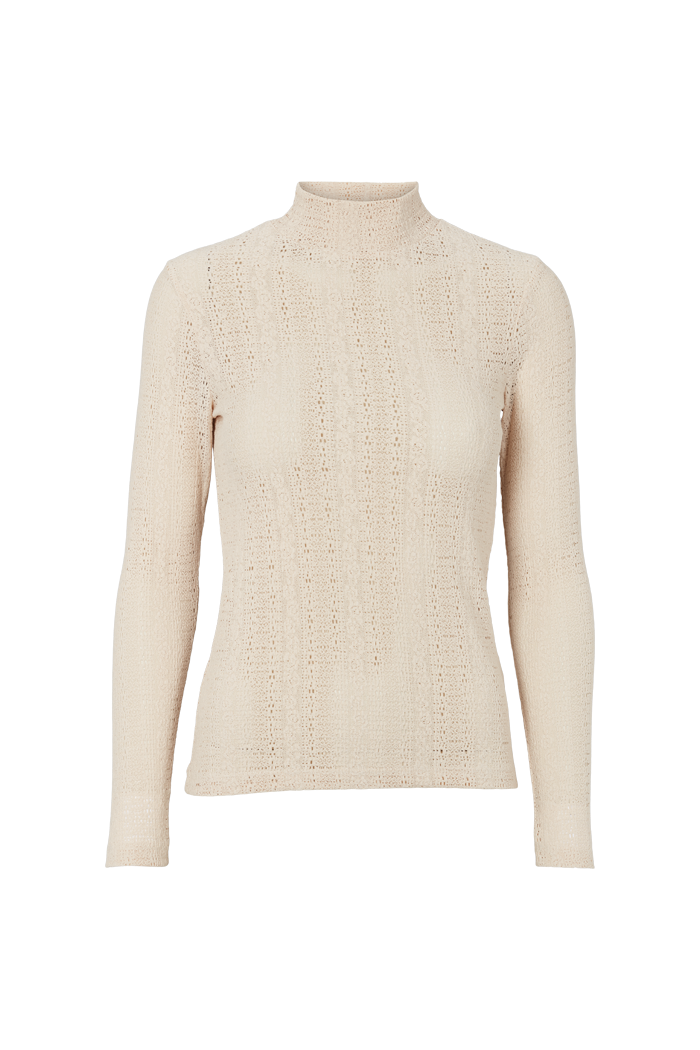 Basic Apparel Suvi T-neck T-shirts 600 White Swan