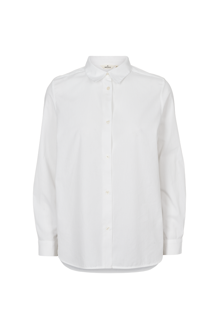 Basic Apparel Vilde Classic Shirt Shirts 423 Bright White