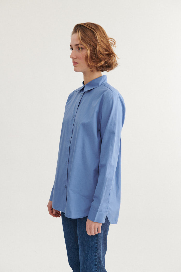 Basic Apparel Vilde Classic Shirt Shirts 790 Riviera