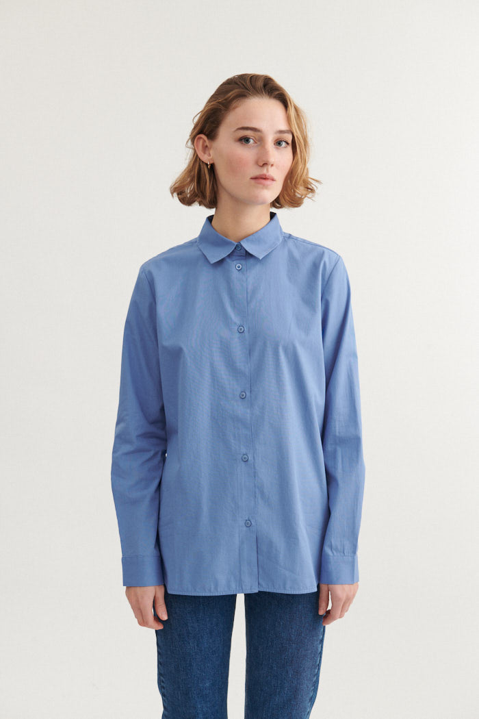 Basic Apparel Vilde Classic Shirt Shirts 790 Riviera
