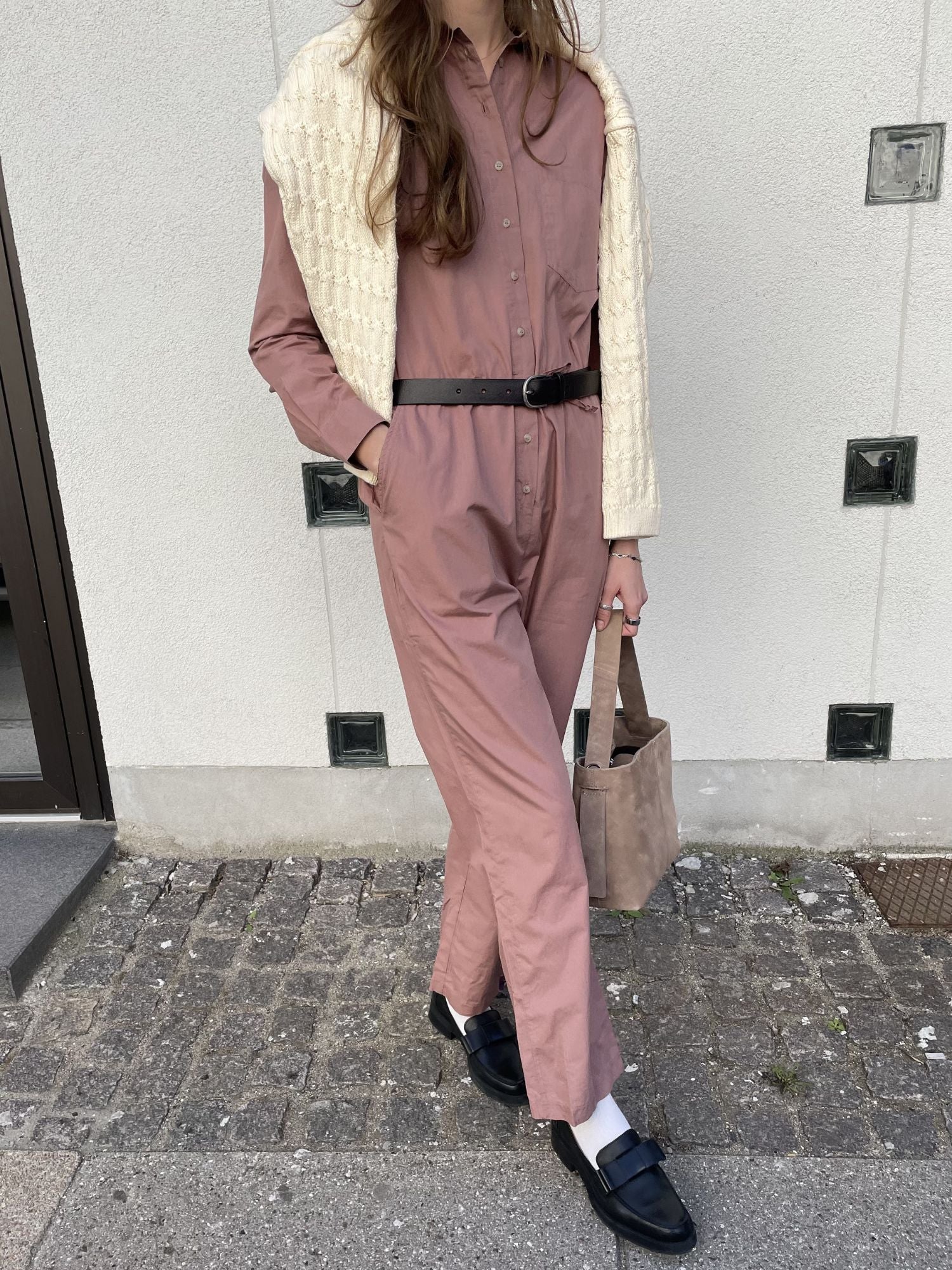 Basic Apparel Vilde Jumpsuit Bukser 056 Acorn