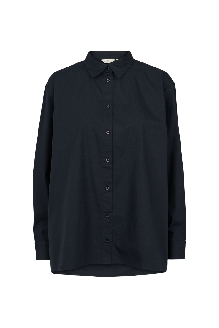 Basic Apparel Vilde Loose Shirt Shirts 001 Black