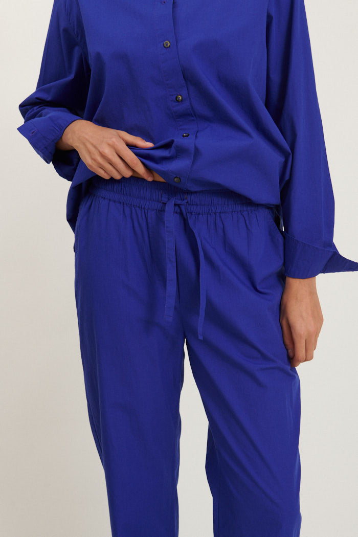 Basic Apparel Vilde Loose Shirt Shirts 713 Clematis Blue