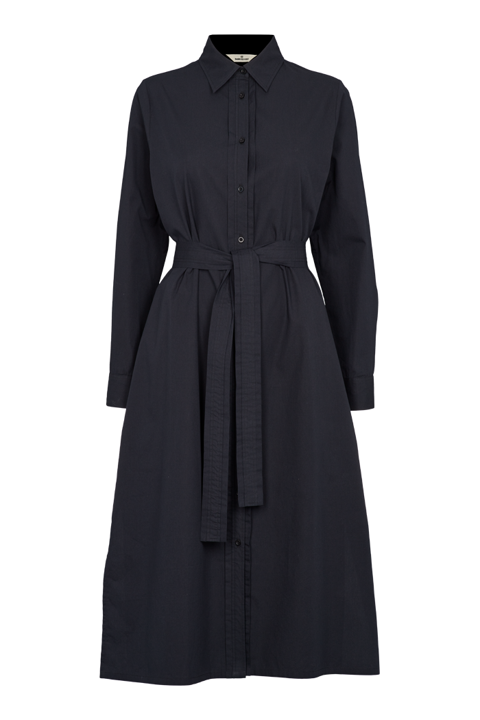 Basic Apparel Vilde Pleat Dress Dresses 001 Black