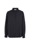 Vilde Pleat Shirt - Black