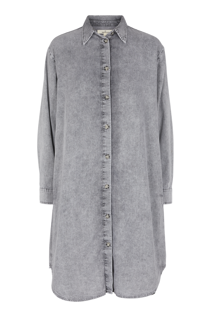 Basic Apparel Bluebell Shirt Dress Dresses 026 Grey