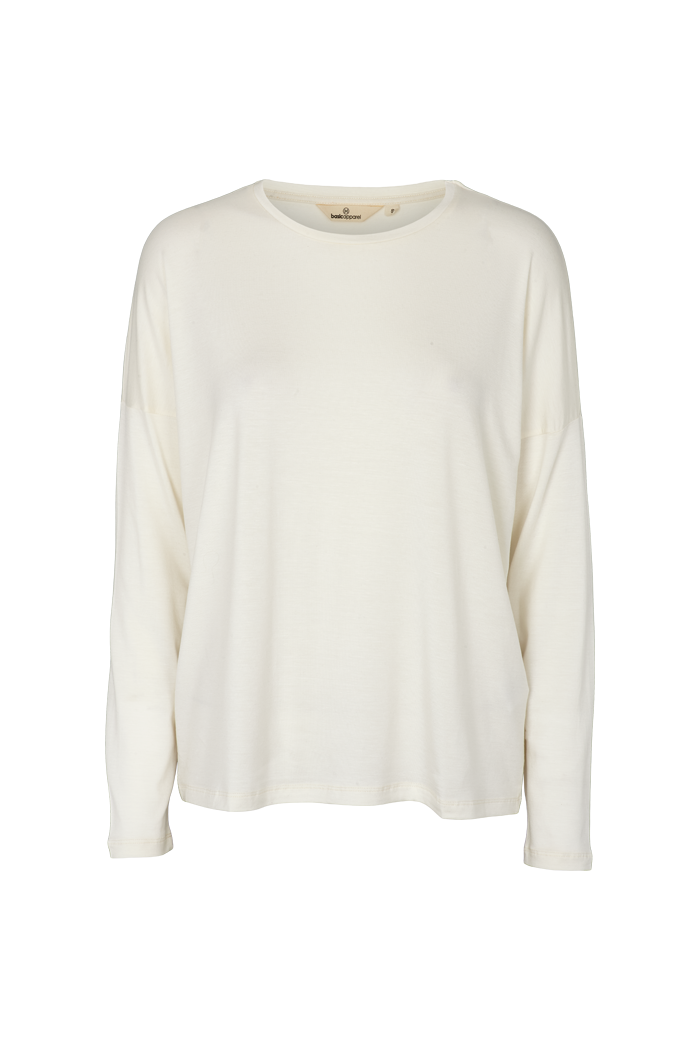 Basic Apparel Joline LS Tee T-shirts 003 Off White