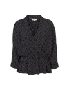 Laurel Blouse - Pixel Print Black