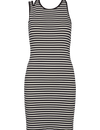 Ludmilla Asymmetric Dress - Whisper White/Black