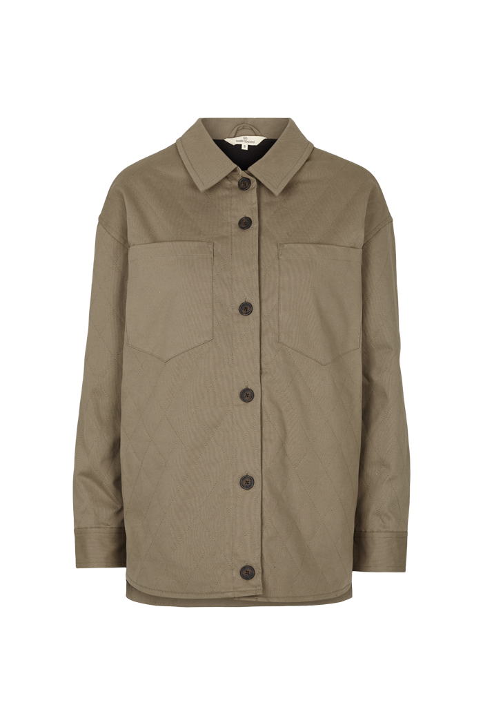 Basic Apparel Mia Jacket Shirts 121 Dried Sage