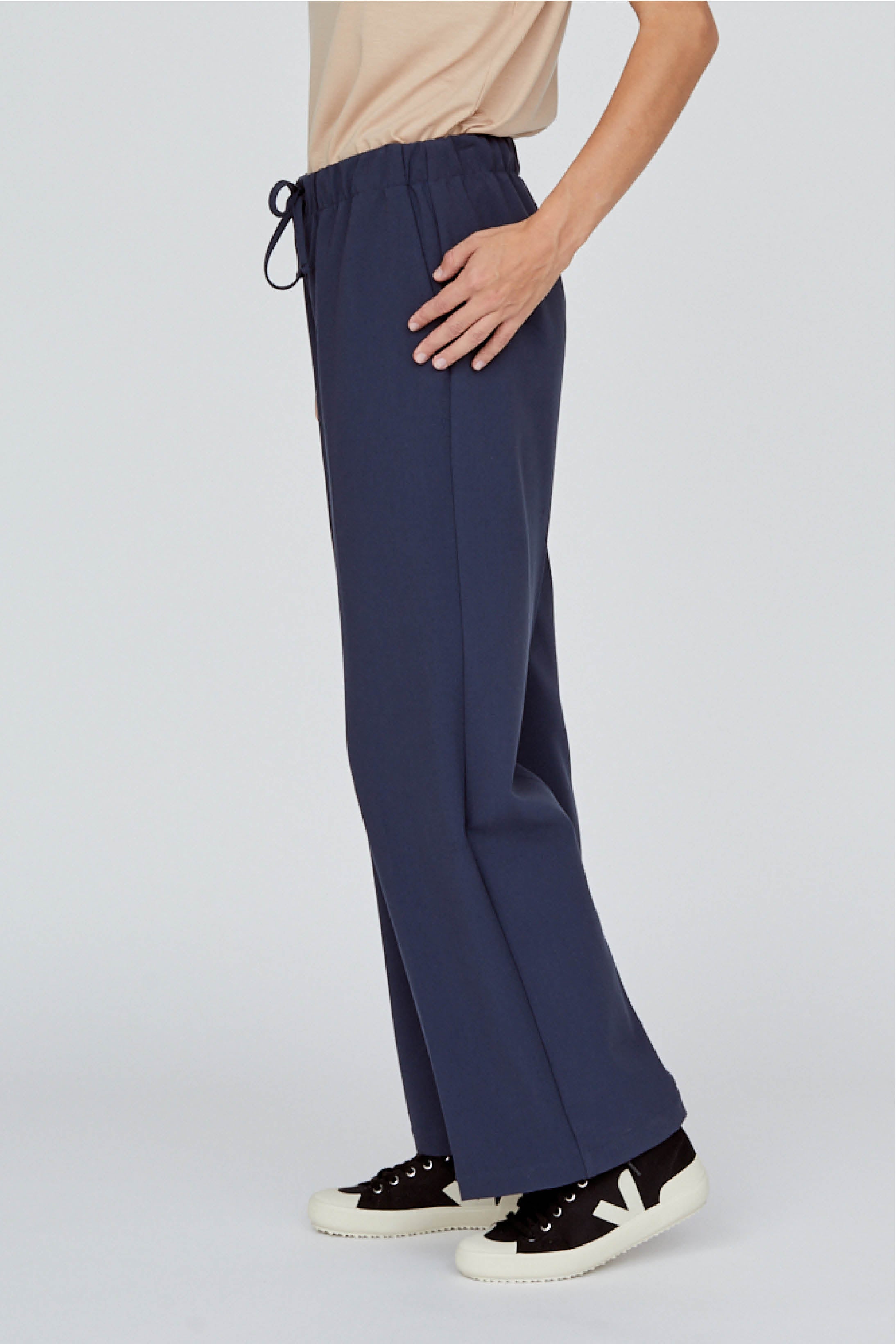 Basic Apparel Sage Loose Pants Pants 048 Navy