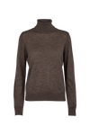 Vera Roll Neck - Brown Mel.