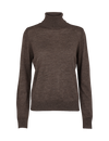 Vera Roll Neck - Brown Mel.