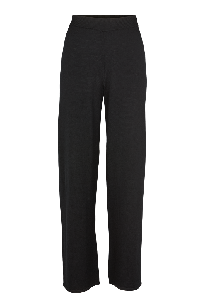 Basic Apparel Vera Wide Pants Pants 001 Black
